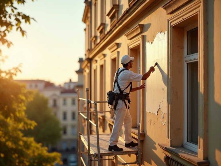 golden-morning-light-bordeaux-townhouse-painting-artisan